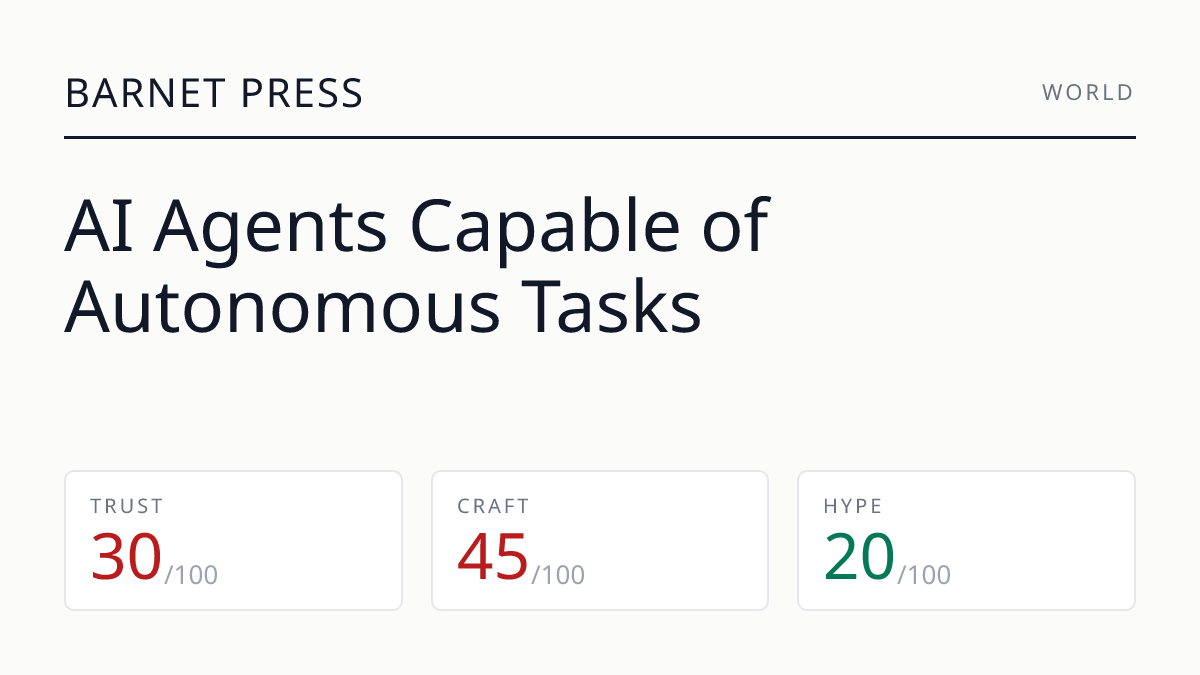 AI Agents Capable of Autonomous Tasks
