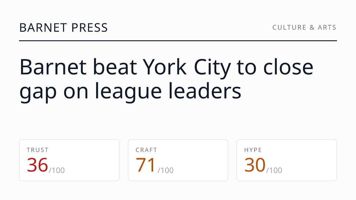 Barnet beat York City to close gap on league leaders