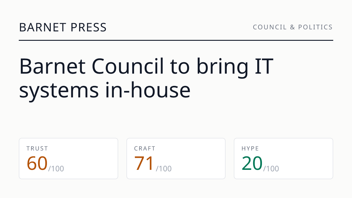 Barnet Council to bring IT systems in-house