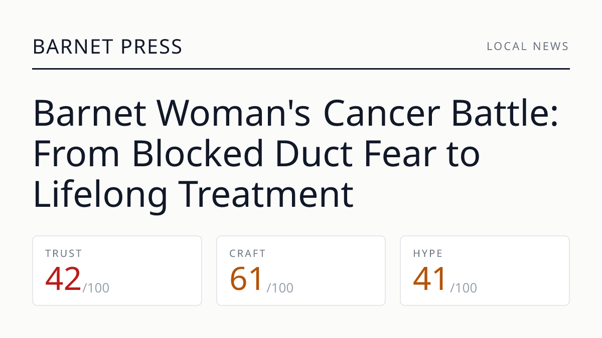 Barnet Woman's Cancer Battle: From Blocked Duct Fear to Lifelong Treatment