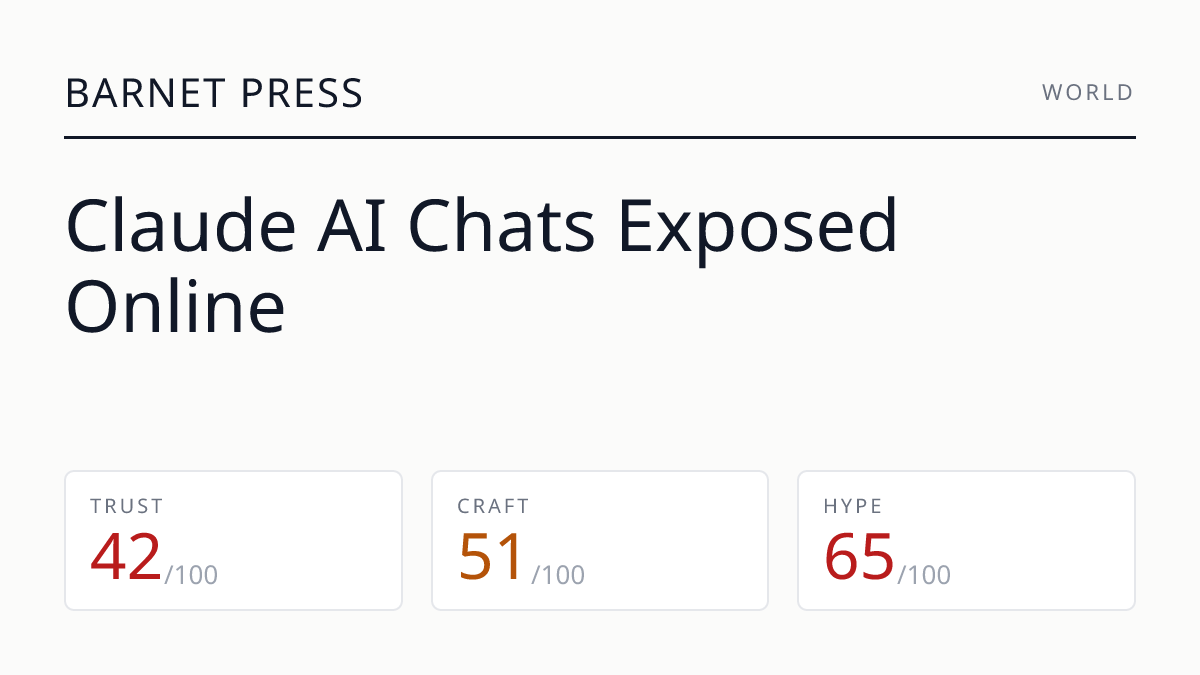 Claude AI Chats Exposed Online