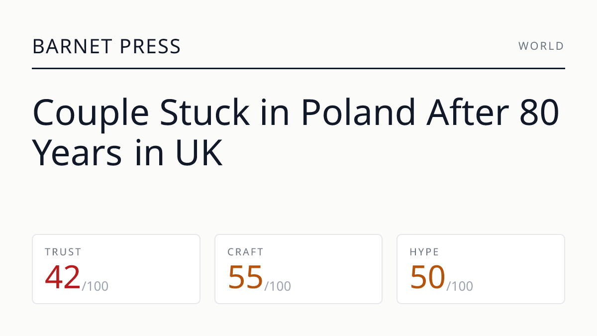 Couple Stuck in Poland After 80 Years in UK