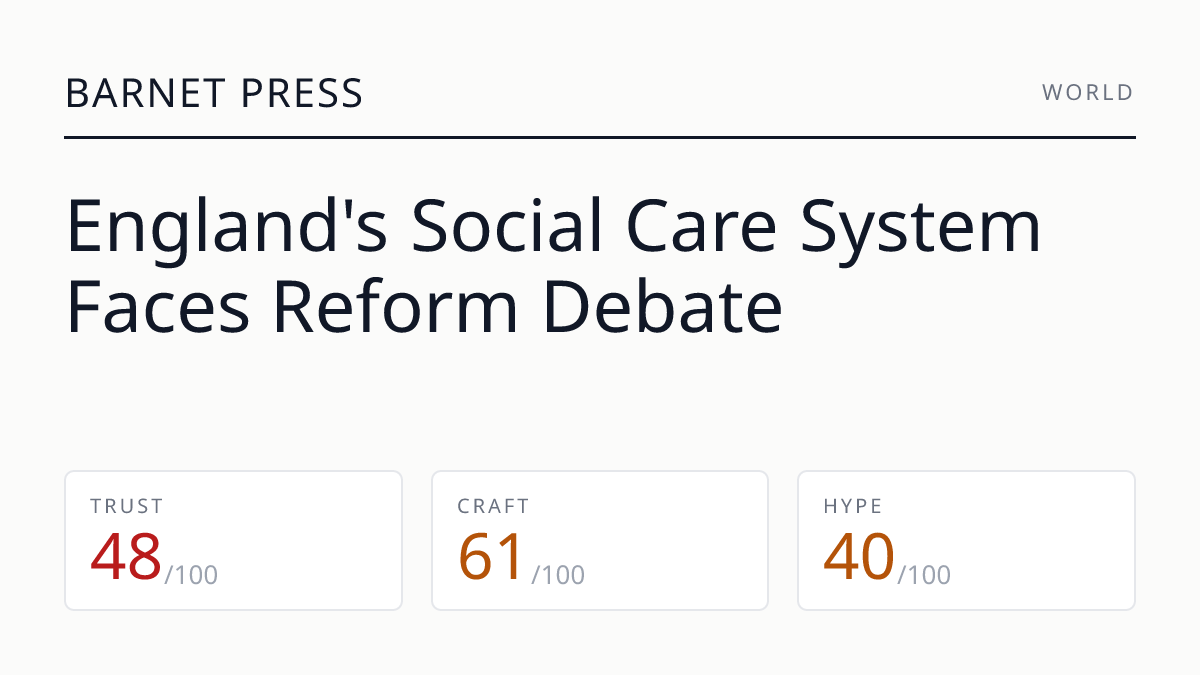 England's Social Care System Faces Reform Debate