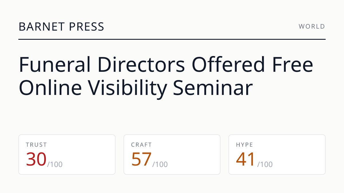 Funeral Directors Offered Free Online Visibility Seminar