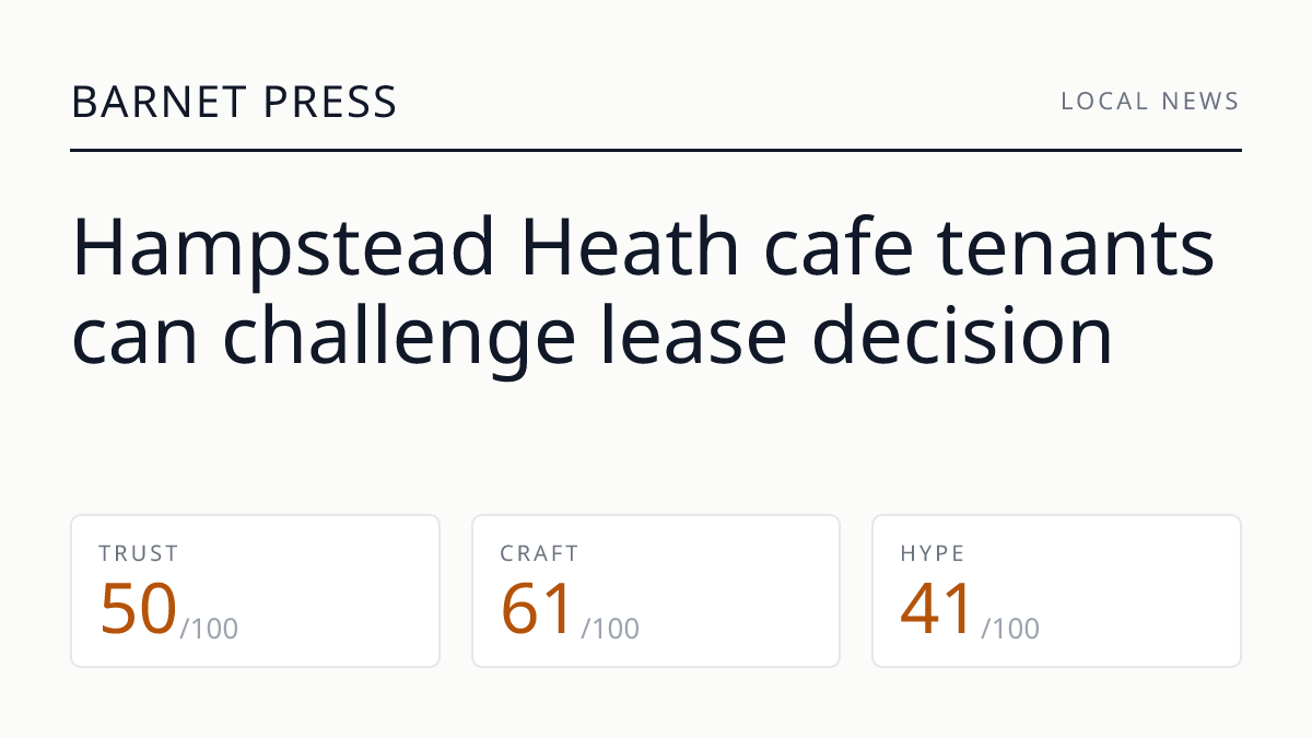 Hampstead Heath cafe tenants can challenge lease decision