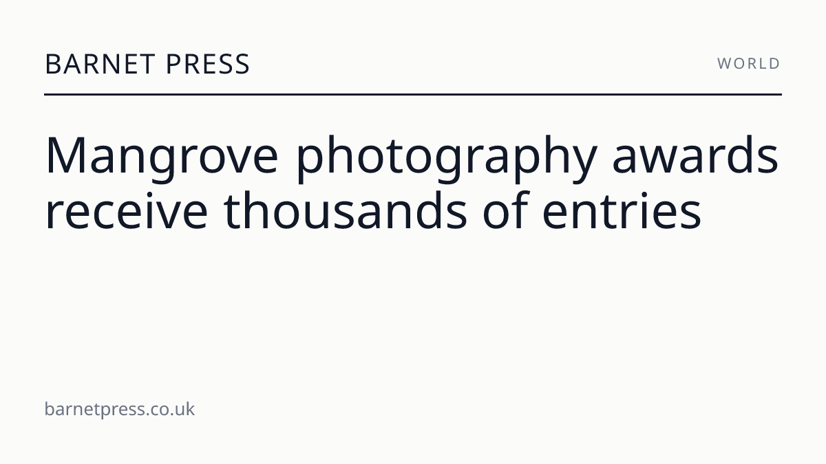Mangrove photography awards receive thousands of entries