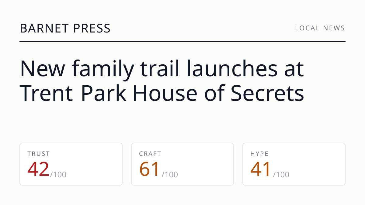 New family trail launches at Trent Park House of Secrets