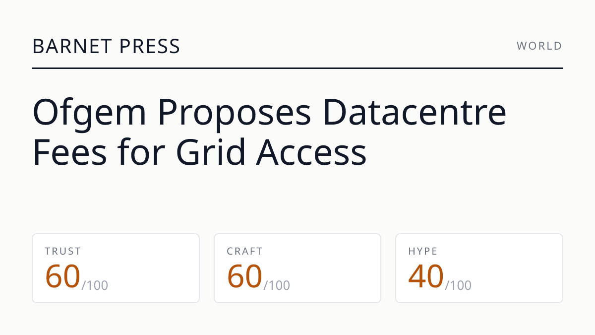 Ofgem Proposes Datacentre Fees for Grid Access