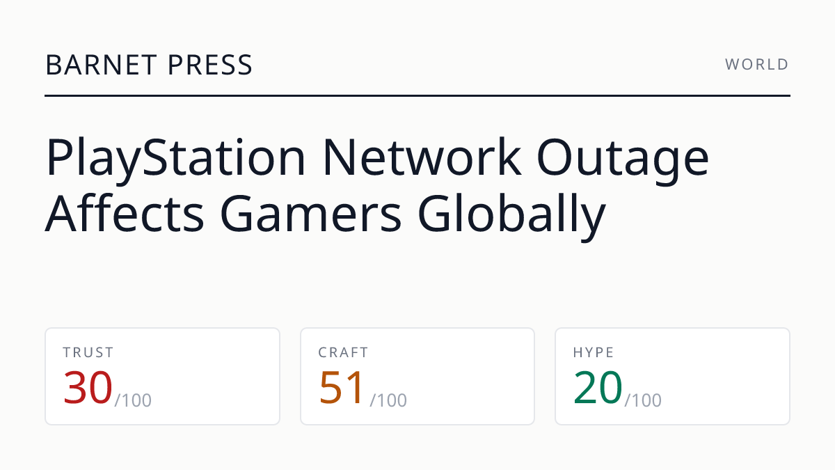 PlayStation Network Outage Affects Gamers Globally