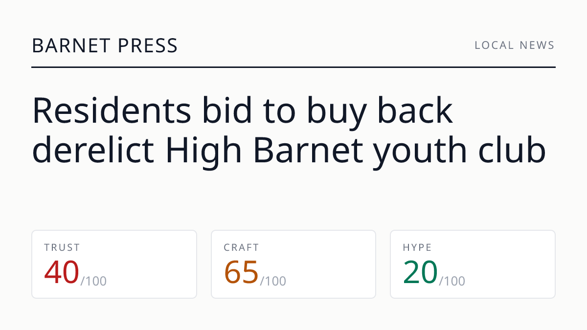 Residents bid to buy back derelict High Barnet youth club