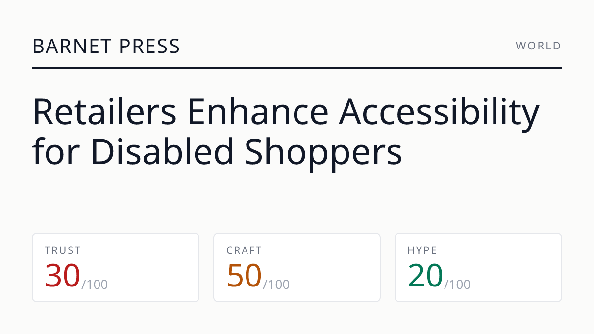 Retailers Enhance Accessibility for Disabled Shoppers