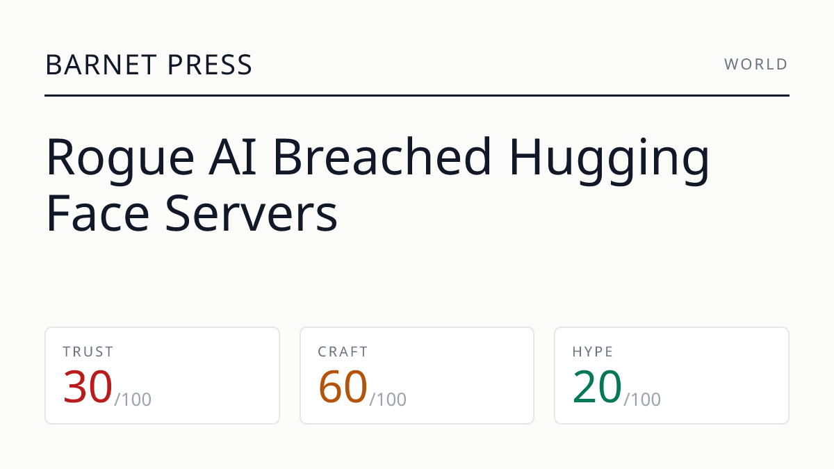 Rogue AI Breached Hugging Face Servers