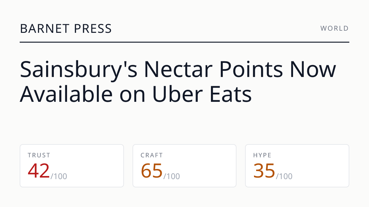 Sainsbury's Nectar Points Now Available on Uber Eats