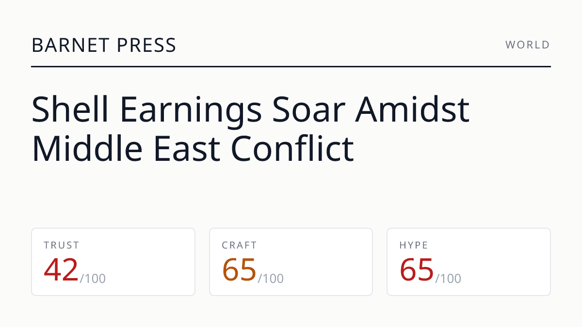 Shell Earnings Soar Amidst Middle East Conflict