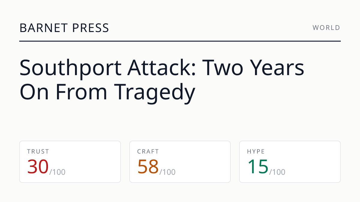 Southport Attack: Two Years On From Tragedy