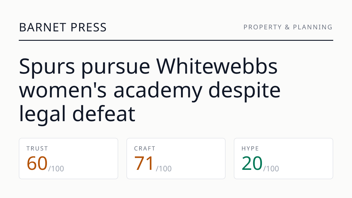 Spurs pursue Whitewebbs women's academy despite legal defeat