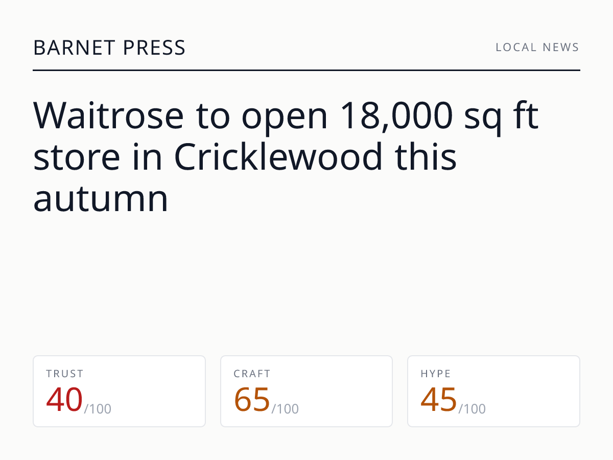 Waitrose Cricklewood Broadway store | Barnet Press